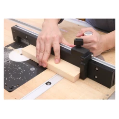 Drillpro Aluminum Box Joint Jig Fence Stop For Miter Gauge T Track Woodworking Tool -Home-Tools 68243a5b 3dc0 4e79 adbe 1e2242576d59