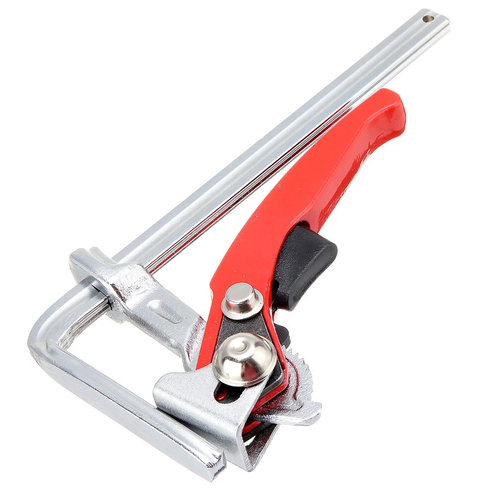Drillpro Quick Guide Rail Clamp Carpenter F Clamp Quick Clamping For MFT And Guide Rail System Woodworking DIY Hand Tool 7 Drillpro Quick Guide Rail Clamp Carpenter F Clamp Quick Clamping For MFT And Guide Rail System Woodworking DIY Hand Tool - Image 5