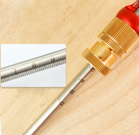 Brass European Style Scriber Woodworking Parallel Line Woodworking Scriber Drawing Mortise Marking Gauge Ruler 6 Brass European Style Scriber Woodworking Parallel Line Woodworking Scriber Drawing Mortise Marking Gauge Ruler - Image 4