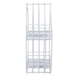 2 Tier Wall Shelf Iron Hanging Storage Holder Display Rack Organizer -Home-Tools 6c9b98a0 a497 43cb 9275 3c0b3ec2fddf