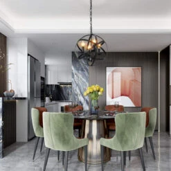 Antique Style Industrial Vintage Lighting Ceiling Chandelier 4 Lights Decorative Luminaire Metal Hanging Fixture -Home-Tools 6cd25ec9 880d 4168 a518 6a60496f02a3