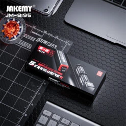 JM-8195 Multifunction Magnetic Precision Screwdriver 10Pcs Drill Bits Strong Magnetic Absorption Square Handle Professional Tools For DIY Home Improvement Projects -Home-Tools 6d8c9abb d622 424e 8e7b 6c0ed1976b4b