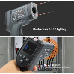 Upgraded -50℃~550℃ Non-contact Dual Laser Infrared Thermometer Multifunctional Industrial Temperature Measuring Tool With K-type Thermocouple -Home-Tools 6d97c1c8 a8f3 445a a1bd b391c4fed8b3