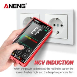 ANENG 621A 9999 Counts Auto Range Full-screen Touch Smart Digital Multimeter Rechargeable DC/AC Voltage Current Tester Meter -Home-Tools 6e64f943 c451 4163 89f4 ff46e2e27097