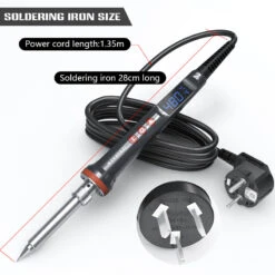 HANDSKIT 927 200W Soldering Iron Automatic Sleep Thermal Control Soldering Iron Tin Wire Stand Welding Tools Four-core Ptc Ceramic Heater 220V/110V -Home-Tools 6ee928cc 9df1 4792 9b8a d0a5a22abc63