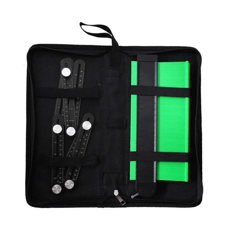 10 Inch Contour Gauge Green Lockable Shape Radial Ruler Profiling Gauge Taking Device 4 10 Inch Contour Gauge Green Lockable Shape Radial Ruler Profiling Gauge Taking Device - Image 2