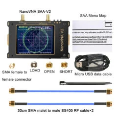 S-A-A-2 NanoVNA V2 50kHz - 3GHz 3.2 Inch Large Screen 3G Vector Network Analyzer S-A-A-2 NanoVNA V2 Antenna Analyzer Shortwave HF VHF UHF Measure Duplexer Filte -Home-Tools 71a3856c a793 4c2d bd10 aac956a94cff