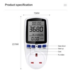 Digital Wattmeter AC 220V Power Meter Electricy Consumption Energy Meter EU Plug Power Kilowatt Wattage Electricity Meter 15 Digital Wattmeter AC 220V Power Meter Electricy Consumption Energy Meter EU Plug Power Kilowatt Wattage Electricity Meter -Home-Tools 71bea36b 0a50 4f5c bf0c 55ab8438f294
