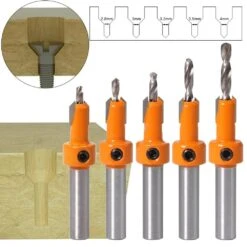 7PCS 8/10mm Shank HSS Woodworking Step Drill Countersink Router Bit Set Screw Extractor Remon Demolition For Wood Milling Cutter -Home-Tools 729e08e1 398e 41e8 a4eb a1dce7220610