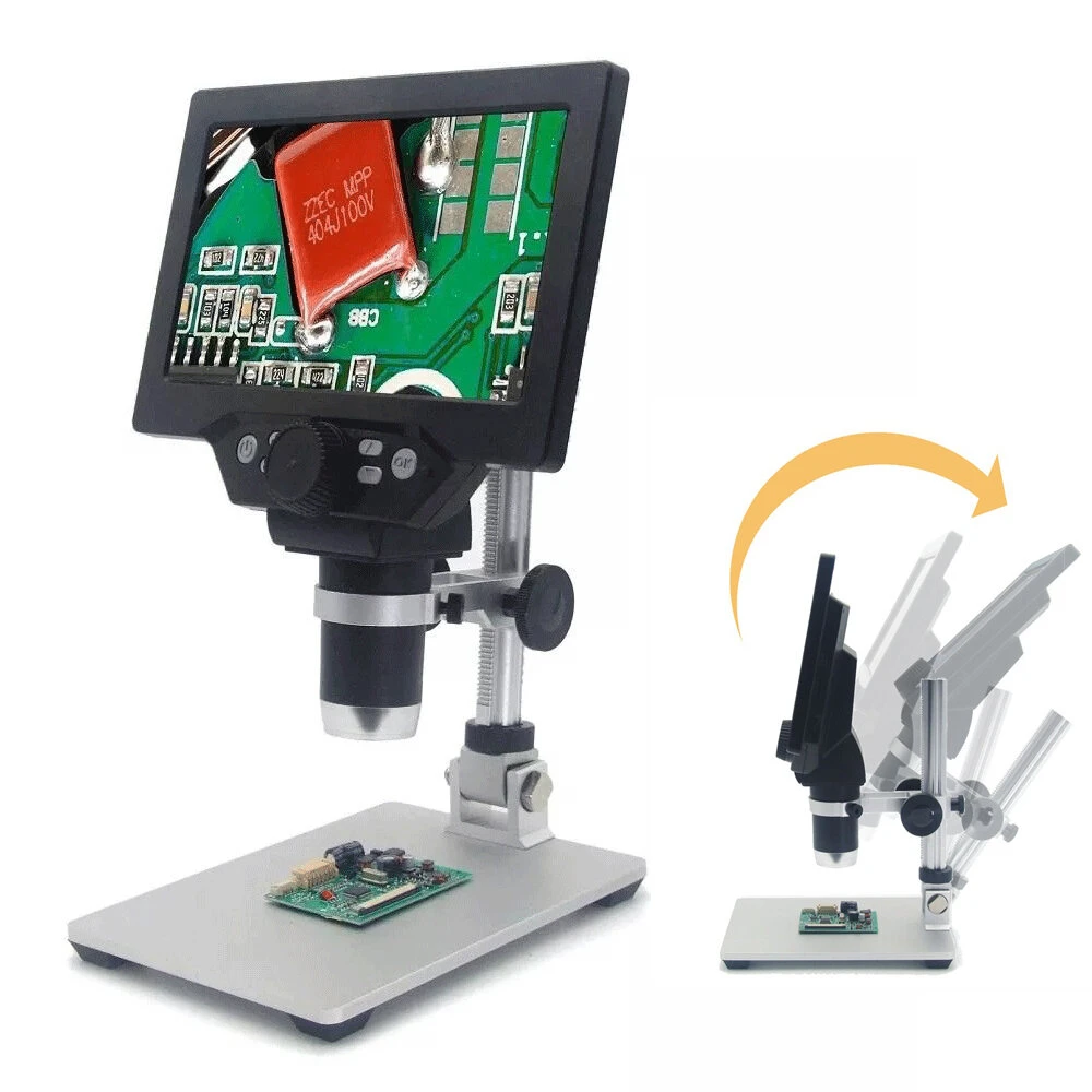 G1200 Digital Microscope 12MP 7 Inch Large Color Screen Large Base LCD Display 1-1200X Continuous 3 G1200 Digital Microscope 12MP 7 Inch Large Color Screen Large Base LCD Display 1-1200X Continuous