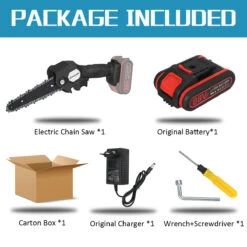 VIOLEWORKS 88VF 1200W 6 Inch Electric Cordless One-Hand Saw Chain Saw Woodworking Tool Kit -Home-Tools 7319dd7a 0df3 44e4 b8df 225b0be63185
