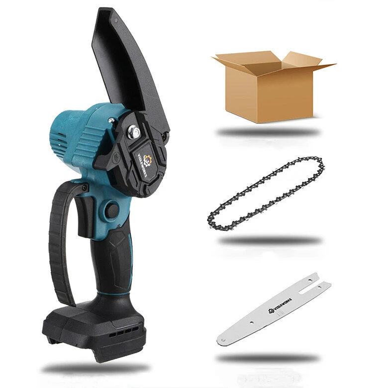 VIOLEWORKS 88VF 6 Inch Electric Chain Saw 1500W Cordless One-Hand Saws Woodworking Tool Wood Cutter W/ None/1/2 Battery For MakitaBattery 13 VIOLEWORKS 88VF 6 Inch Electric Chain Saw 1500W Cordless One-Hand Saws Woodworking Tool Wood Cutter W/ None/1/2 Battery For MakitaBattery - Image 11