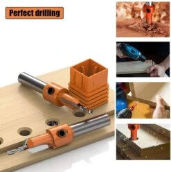 7PCS 8/10mm Shank HSS Woodworking Step Drill Countersink Router Bit Set Screw Extractor Remon Demolition For Wood Milling Cutter -Home-Tools 7624430d f313 47bf b958 33f0c646d7a0