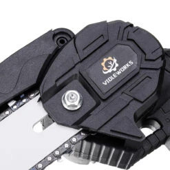 VIOLEWORKS 88VF 8 Inch Brushless Electric Saw 3000W Portable Pruning Chain Saw Rechargeable Woodworking Power Tools Wood Cutter W/ 1/2 Battery -Home-Tools 782cd269 b22c 4e6a b943 61f73d185a13