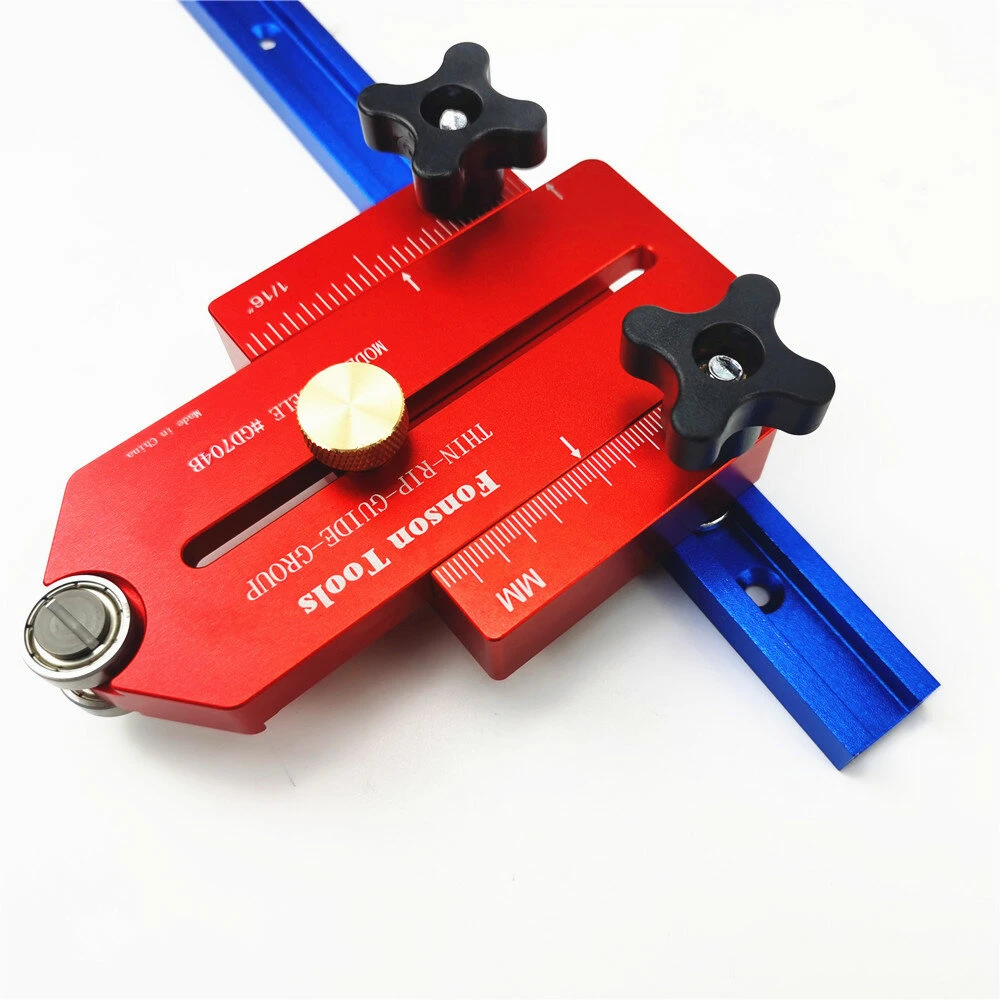 FONSON Upgrade Extended Woodworking Thin Rip Guide Lengthen Table Saw Fast Cutting Limit Fence Workbench T Track Guide 10 FONSON Upgrade Extended Woodworking Thin Rip Guide Lengthen Table Saw Fast Cutting Limit Fence Workbench T Track Guide - Image 8