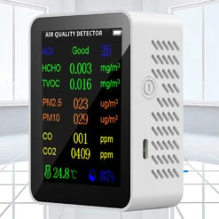 9 In 1 PM2.5 PM10 HCHO TVOC CO CO2 Meter Digital Temperature Humidity Tester LCD Carbon Dioxide Monitor Air Quality Monitor -Home-Tools 7b45e705 105d 49cf 8929 d852792eddfa