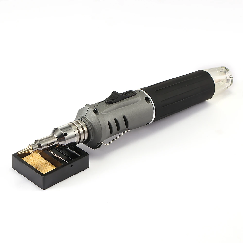 HS-1115K Soldering Iron Professional 10 In 1 Soldering Iron Set Butane Gas Soldering Iron Set 26ml Welding Torch Kit Tool 6 HS-1115K Soldering Iron Professional 10 In 1 Soldering Iron Set Butane Gas Soldering Iron Set 26ml Welding Torch Kit Tool - Image 4