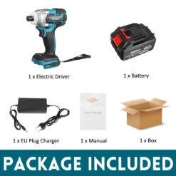 Drillpro 388VF 520N.M Brushless Cordless Electric Impact Wrench Rechargeable 1/2'' Wrench Power Tools W/ 1/2pcs Battery Also For Makit 18V Battery -Home-Tools 817a1a44 1f5d 42a5 984c 4b7a4b7db337