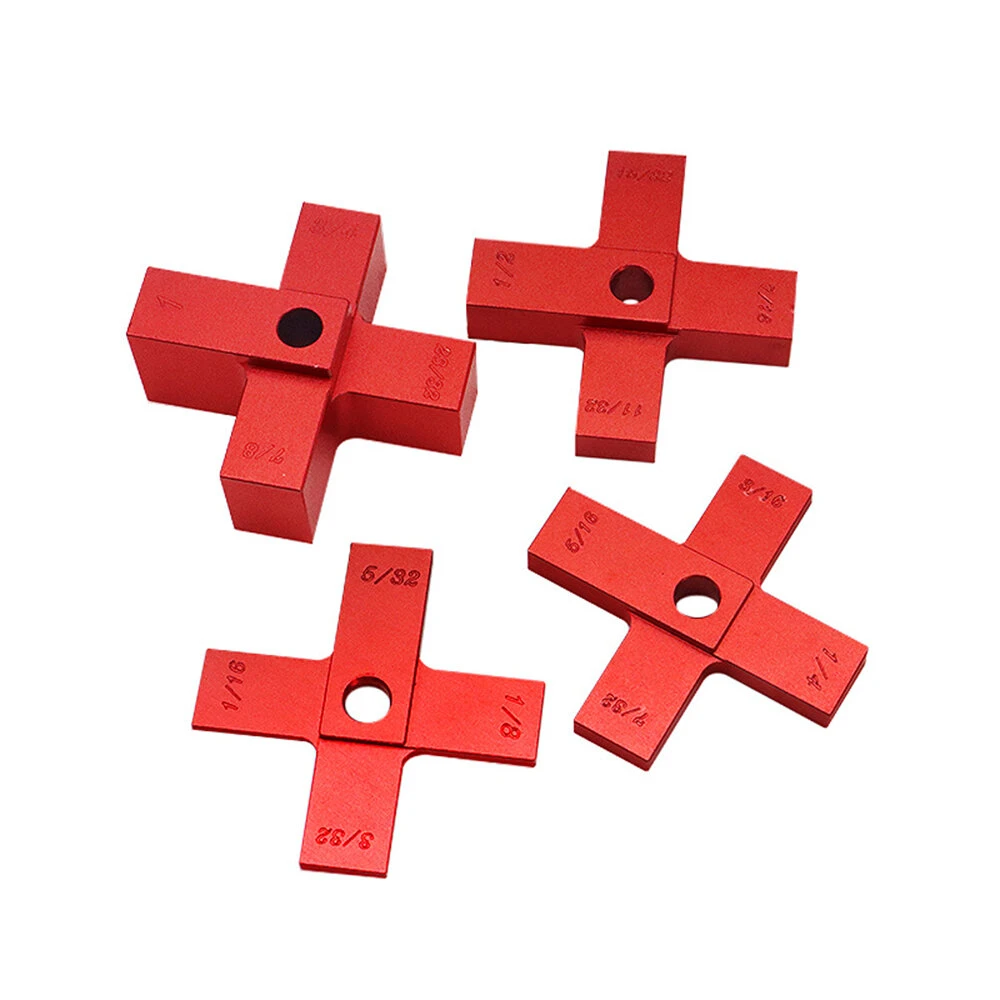 4PCS Woodworking Cross Height Gauge Set Of Measurement Modules Tools 4 4PCS Woodworking Cross Height Gauge Set Of Measurement Modules Tools - Image 2