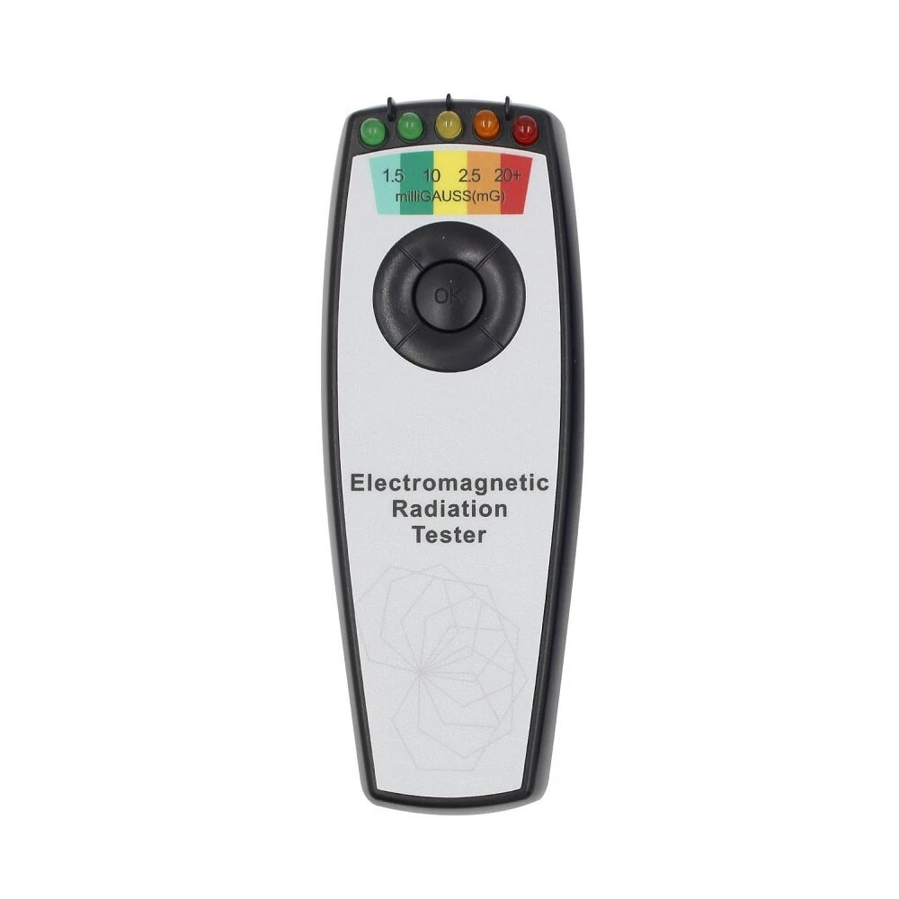 Portable Electromagnetic Radiation Tester Field EMF Gauss Meter Ghost Hunting Tester With 5 LEDs 9 Portable Electromagnetic Radiation Tester Field EMF Gauss Meter Ghost Hunting Tester With 5 LEDs - Image 7