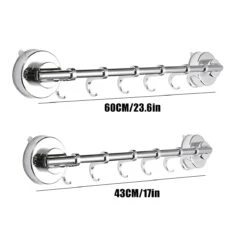 Stainless Steel Suction Cup Hanger Hooks Kitchen Rack Clothes Hanging Holders Home Hooks -Home-Tools 858b113b 1489 48cd 8585 d81c2df95fa6
