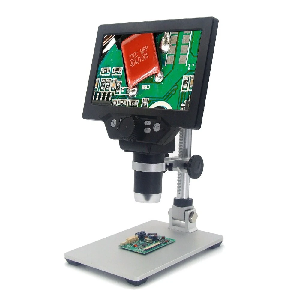 G1200 Digital Microscope 12MP 7 Inch Large Color Screen Large Base LCD Display 1-1200X Continuous 5 G1200 Digital Microscope 12MP 7 Inch Large Color Screen Large Base LCD Display 1-1200X Continuous - Image 3