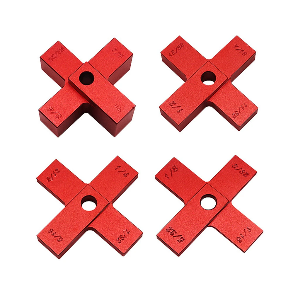 4PCS Woodworking Cross Height Gauge Set Of Measurement Modules Tools 3 4PCS Woodworking Cross Height Gauge Set Of Measurement Modules Tools