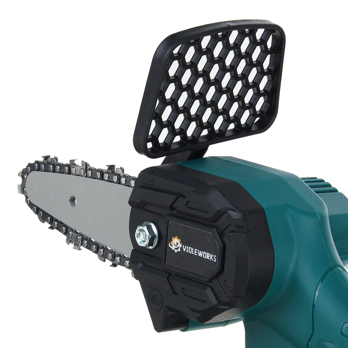 VIOLEWORKS 88VF Electric Chain Saws Cordless 4 Inch One Hand Saw Woodworking Cutting Power Tools W/ 1 Or 2pcs Battery For Makita 10 VIOLEWORKS 88VF Electric Chain Saws Cordless 4 Inch One Hand Saw Woodworking Cutting Power Tools W/ 1 Or 2pcs Battery For Makita - Image 8