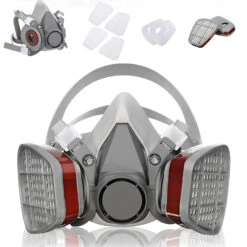 NASUM M101 Gas Mask Half Mask NASUM For Painting Dust Chemicals Machine Polishing Welding Pesticides And Other Work Protection -Home-Tools 8a5dcd55 77f0 448b 8d08 984388b1f5c6