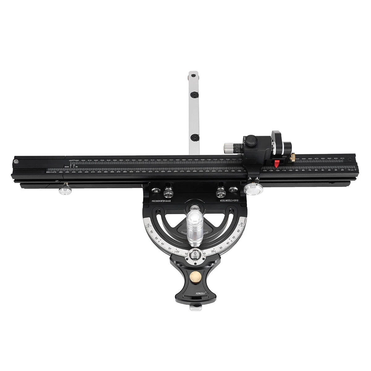 HONGDUI Precision Miter Gauge With Extended Fence For Woodworking Table Saw Router Table Precision Angle Setting 9 HONGDUI Precision Miter Gauge With Extended Fence For Woodworking Table Saw Router Table Precision Angle Setting - Image 7