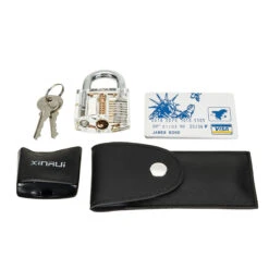 22PCS Stainless Steel Picks And Padlocks Set Complete With Picking Blade, Wrench And Other Accessories Suitable For Everyday Use And Professional Locksmiths. -Home-Tools 8b834dac 3503 416f 8149 0ae94a2c64c5