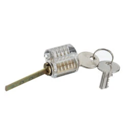 42PCS Orange Picks And Padlocks Set Equipped With An Automatic Unlocking Gun, Aircraft Clips, Transparent Padlocks And Rubber Sleeves, -Home-Tools 8c72e9f3 d742 4dc1 852a b0a1e7563b71