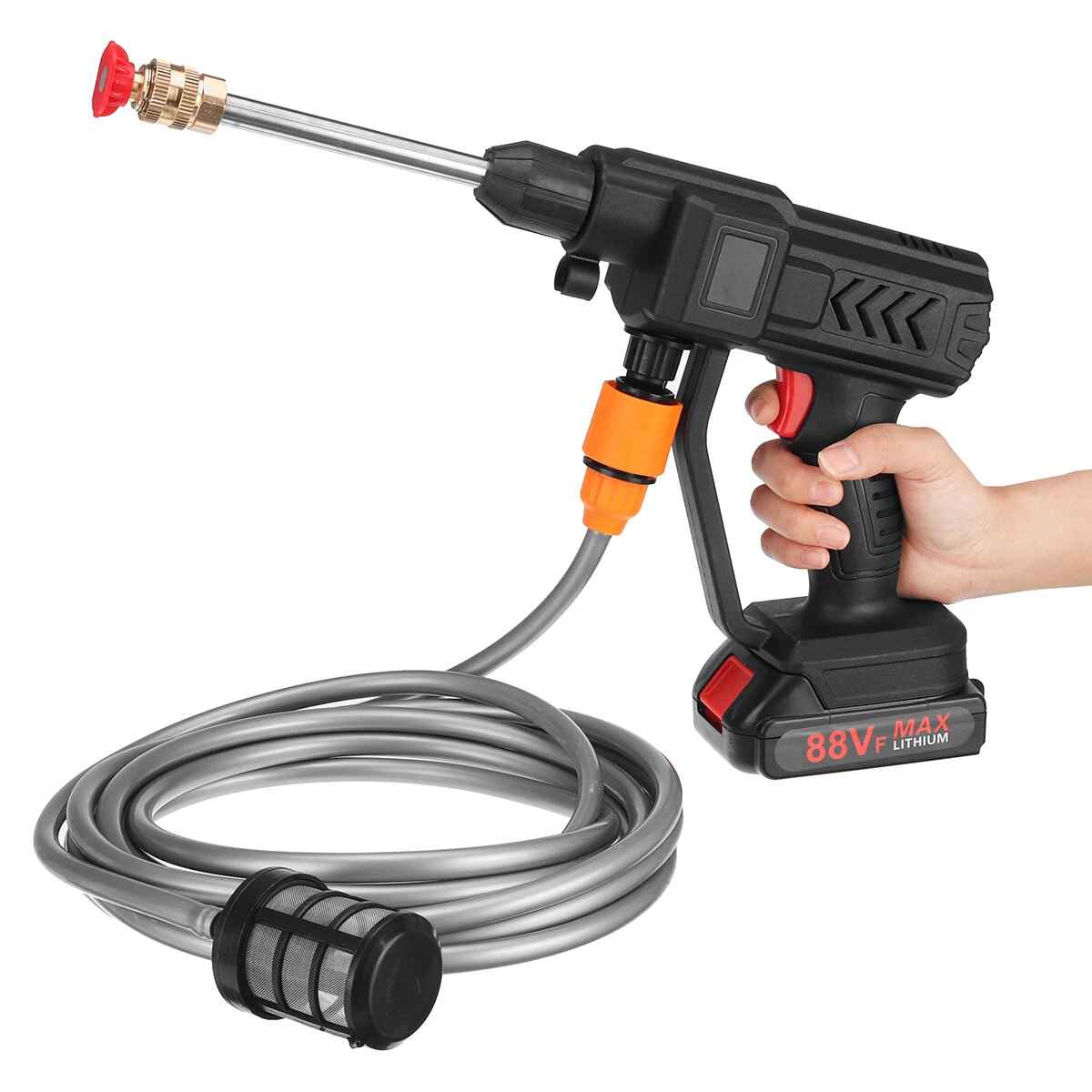 88VF High Pressure Cordless Washer Spray Washer Water Cleaner Wireless High Pressure Car Wash Water Gun 3 88VF High Pressure Cordless Washer Spray Washer Water Cleaner Wireless High Pressure Car Wash Water Gun