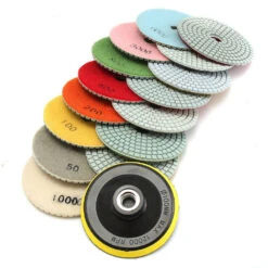 16pcs 4 Inch 50 To 10000 Grit Diamond Polishing Pad For Granite Stone Concrete Marble -Home-Tools 927dd490 dad6 4794 8089 cf63133ab309