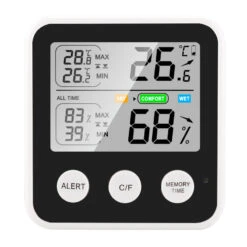 High-Precision Lcd Electronic Digital Display Indoor Temperature And Humidity Meter Multi-Functional Household