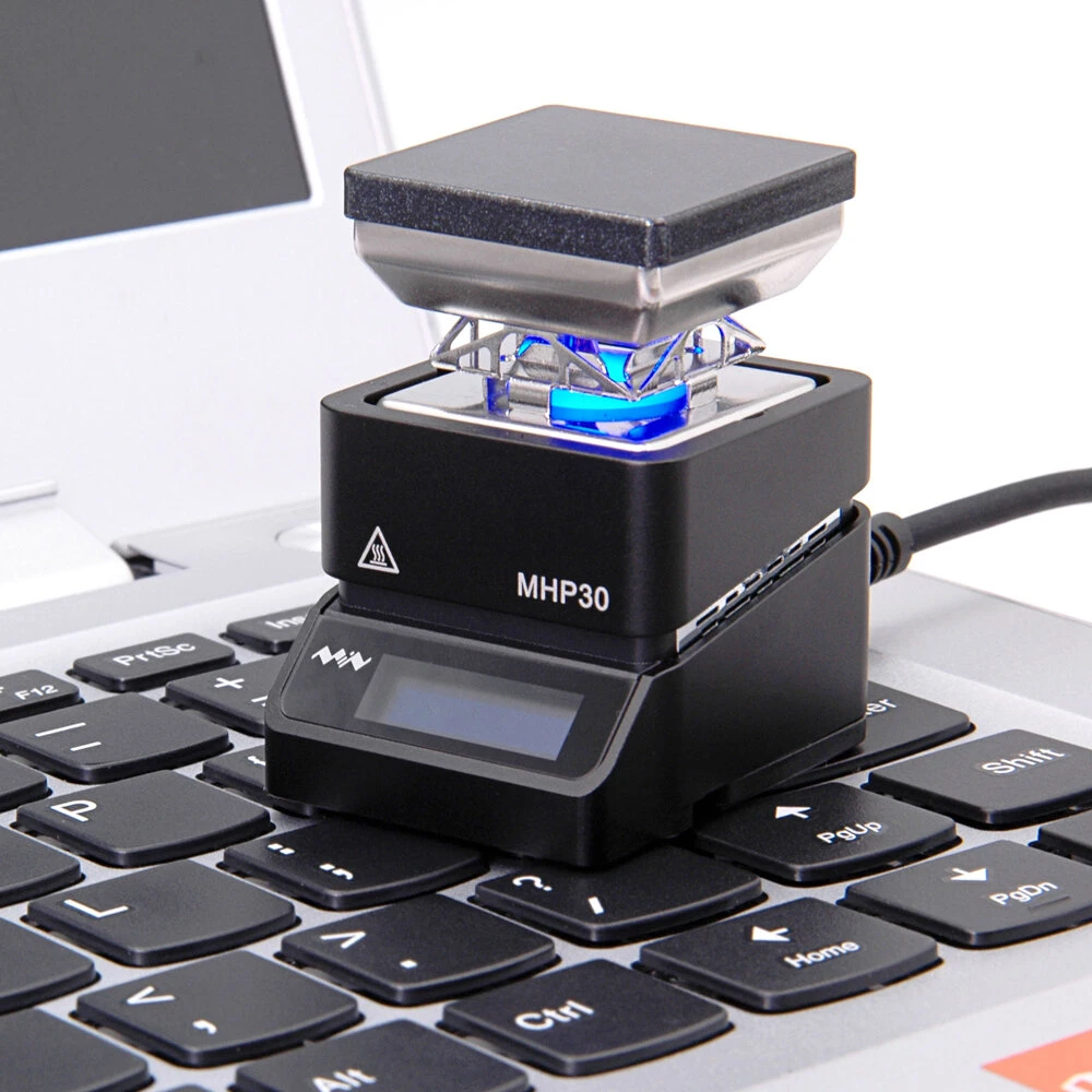 MHP30-PD Mini OLED Hot Plate Preheater 60W 350℃ Soldering Station Preset Temperature With PD Power Supply For PCB SMD Heating 9 MHP30-PD Mini OLED Hot Plate Preheater 60W 350℃ Soldering Station Preset Temperature With PD Power Supply For PCB SMD Heating - Image 7