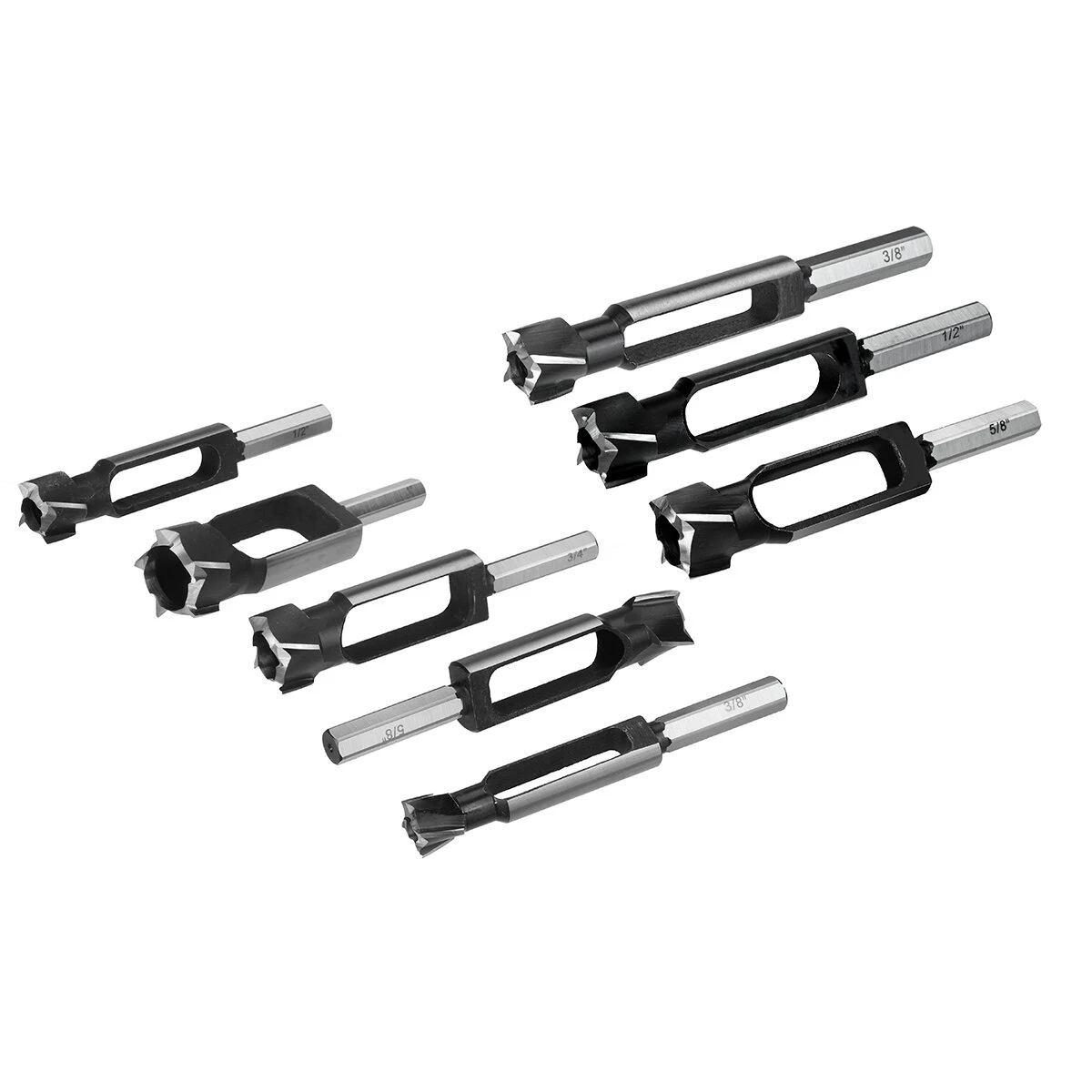 Deep Plug Cutter Drill Bit Set Carbon Steel 56mm Cutting Depth Kit For Precision Woodworking 10 Deep Plug Cutter Drill Bit Set Carbon Steel 56mm Cutting Depth Kit For Precision Woodworking - Image 8