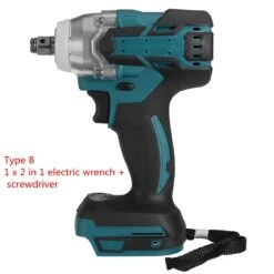 Upgrade 4 Speed Brushless Cordless Electric Impact Wrench Rechargeable 1/2 Inch Wrench Power Tools For Makit 18V Battery -Home-Tools 96dd0e15 6ce5 4b62 af46 114131d8e3fe