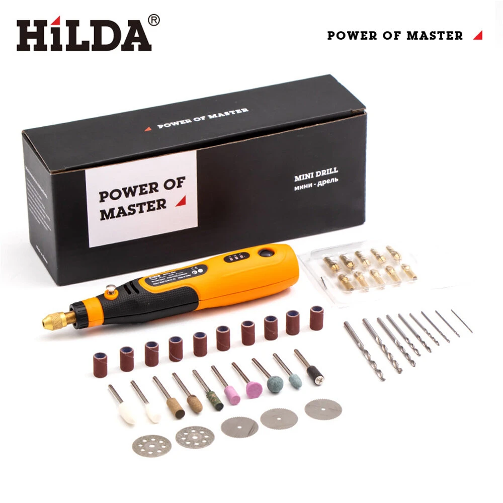 HILDA 3.6V Cordless Mini Drill Rotary Power Tools 3 Gears Compact And Versatile 5000/10000/15000rpm 3.2mm Chuck Size Lightweight Portable And Easy To Use Ideal For DIY Projects 3 HILDA 3.6V Cordless Mini Drill Rotary Power Tools 3 Gears Compact And Versatile 5000/10000/15000rpm 3.2mm Chuck Size Lightweight Portable And Easy To Use Ideal For DIY Projects