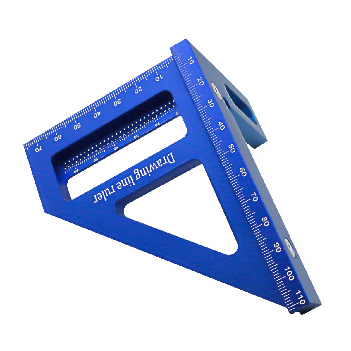 Carpenter Square Aluminum Miter Triangle Hole Ruler Woodworking Square Protractor 3D Multi Angle 45 90 Degree Layout Measuring Tool 8 Carpenter Square Aluminum Miter Triangle Hole Ruler Woodworking Square Protractor 3D Multi Angle 45 90 Degree Layout Measuring Tool - Image 6