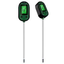 Garden 5 In 1 Soil Moisture Sensor PH Meter Metal Probe Soil Moisture Detector Acidity Temperature Tester For Plants Flowers