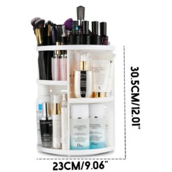 360 Degree Rotating Makeup Organizer Box Transparent Acrylic Brush Holder Jewelry Makeup Organizer Cosmetic Beauty Storage Box 13 360 Degree Rotating Makeup Organizer Box Transparent Acrylic Brush Holder Jewelry Makeup Organizer Cosmetic Beauty Storage Box -Home-Tools 9a3c6024 67b0 448c 896b c9e80206b424