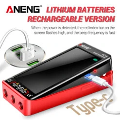 ANENG 621A 9999 Counts Auto Range Full-screen Touch Smart Digital Multimeter Rechargeable DC/AC Voltage Current Tester Meter -Home-Tools 9a86751d 9ed5 44b1 8042 11d89885e624