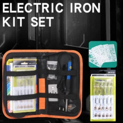 71 Pieces Adjustable Temperature Electric Soldering Iron Pyrography Tool Carving Pyrographer Pen Wood Burning Kit -Home-Tools 9b78136b 118d 4abc a097 f582c658cc5d