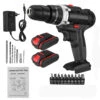 BLMIATKO 48VF Cordless Electric Drill 25 Speeds Torque Power Impact Drill W/ 1/2pcs Battery -Home-Tools 9c61a447 d78a 4572 8eae aaffe1aac6fb