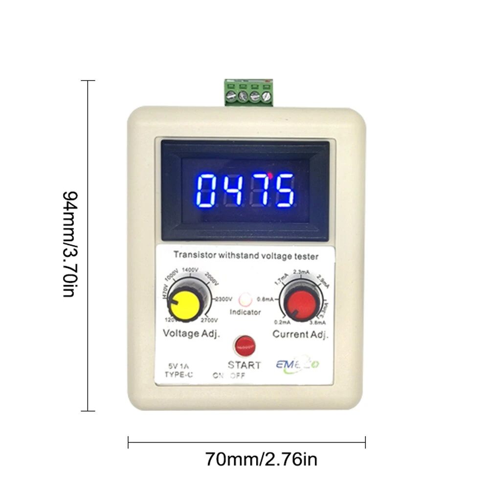 110V-2600V IGBT Transistor Voltage Capability Tester Diode MOS Triode Digital Voltmeter Testing Tool Withstand Voltage Tester 6 110V-2600V IGBT Transistor Voltage Capability Tester Diode MOS Triode Digital Voltmeter Testing Tool Withstand Voltage Tester - Image 4
