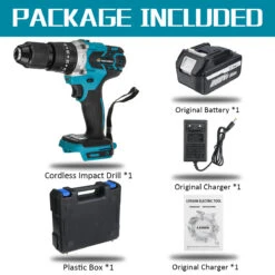 VIOLEWORKS 288VF 3 In 1 Cordless Electric Impact Drill Driver Brushless Driver Drill Hammer With EU Plug LED Working Light -Home-Tools 9e39af7e 9a9a 4e8d 81d5 cdef614f7e66