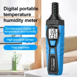 Portable Handheld LCD Digital Thermometer Hygrometer Indoor Room Temperature Humidity Meter Sensor Gauge Weather Station