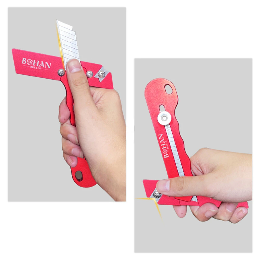 Woodworking Edge Corner Planer Aluminum Alloy Edge Banding Arc Trimming Blade Planer Chamfering Fillet Scraper Deburring Tool 7 Woodworking Edge Corner Planer Aluminum Alloy Edge Banding Arc Trimming Blade Planer Chamfering Fillet Scraper Deburring Tool - Image 5