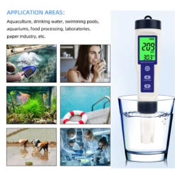 5 In1 Pool Salt Tester Digital Salinity Meter High Accuracy IP67 Waterproof With PPM PPT % Display Auto-Off Energy Efficient For Pools Aquariums Seawater -Home-Tools a114688d c9e2 478e 8859 69897567ac34